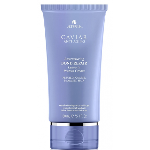 Крем несмываемый протеиновый для восстановления поврежденных волос / Caviar Anti-Aging Restructuring Bond Repair Leave-in Protein Cream 150 мл