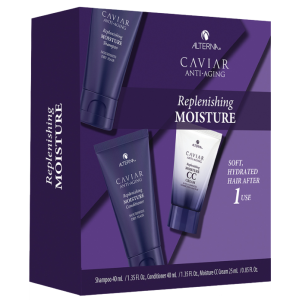 Набор для волос Комплексная биоревитализация / Caviar Replenishing Moisture Consumer Trial Kit