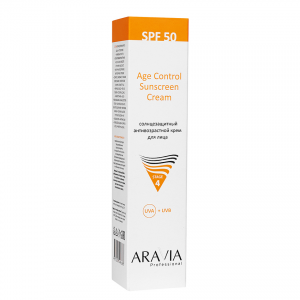 Крем солнцезащитный анти-возрастной для лица SPF 50 / Age Control Sunscreen Cream SPF 50 100 мл