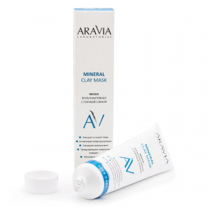 Маска мультиактивная с голубой глиной для лица / Mineral Clay Mask ARAVIA Laboratories 100 мл