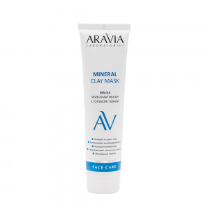 Маска мультиактивная с голубой глиной для лица / Mineral Clay Mask ARAVIA Laboratories 100 мл