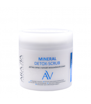 Скраб-детокс с черной гималайской солью для тела / MINERAL DETOX-SCRUB ARAVIA Laboratories 300 мл