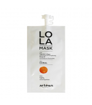 Маска оттеночная для волос, коралл / LO LA MASK Coral 20 мл