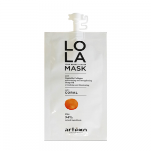 Маска оттеночная для волос, коралл / LO LA MASK Coral 20 мл