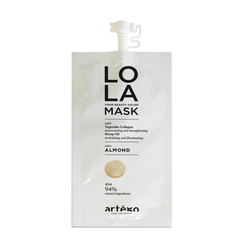 Маска оттеночная для волос, миндаль / LO LA MASK Almond 20 мл