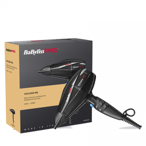 Фен BaByliss Pro VULCANO HQ, ионизация, 2 насадки 2400 Вт