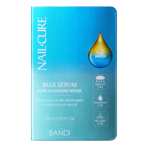 Сыворотка питательная для ногтей Мощь океана / NAIL CURE  BLUE SERUM 17 мл