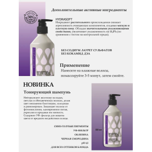 Шампунь тонирующий с маслом облепихи и маслом семян черной смородины / CON HAIR SUPERFOOD 500 мл