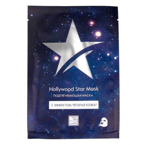 Маска тканевая подтягивающая с эффектом вторая кожа / Hollywood Star Mask 30 г