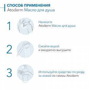 Масло для душа атодерм 1000 мл