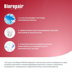 Мусс для полости рта / Biorepair Peribioma 200 мл