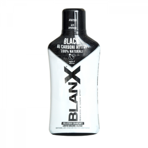 Ополаскиватель отбеливающий с углем / BlanX Mouthwash Black Charcoal 500 мл