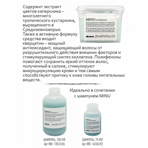 Кондиционер защитный для сохранения цвета волос / MINU conditioner 250 мл