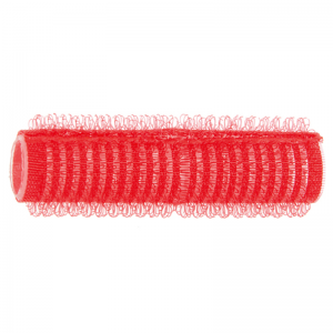 Бигуди-липучки красные d 13 мм 12 шт/уп