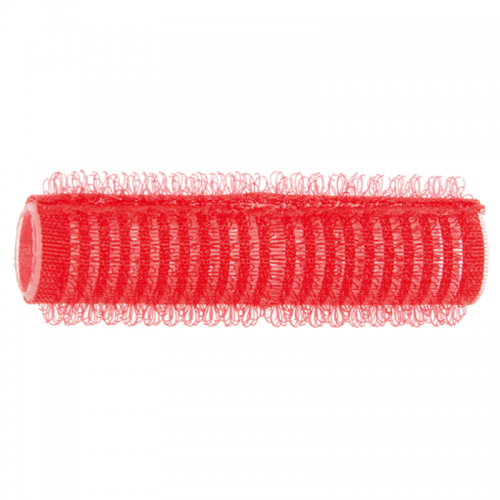 Бигуди-липучки красные d 13 мм 12 шт/уп