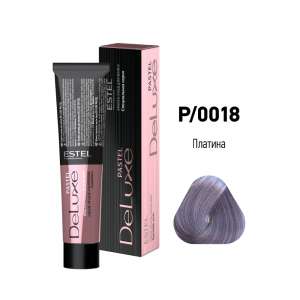 P/0018 краска для волос, платина / DE LUXE NOIR PASTEL 60 мл