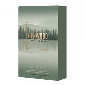 Набор для мужчин (шампунь, гель-масло, лосьон) / GENWOOD shave