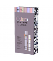 Набор для гладкости и блеска волос (шампунь 250 мл, бальзам 200 мл) OTIUM DIAMOND