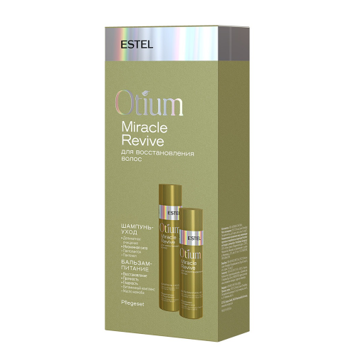 Набор для восстановления волос (шампунь 250 мл, бальзам 200 мл) OTIUM MIRACLE REVIVE