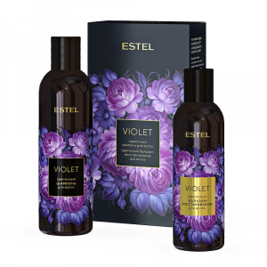 Набор Дуэт компаньонов (шампунь 250 мл, бальзам 200 мл) Estel Violet