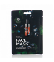 Маска тканевая с сывороткой и экстрактом плодов черники / FACE MASK 30 гр