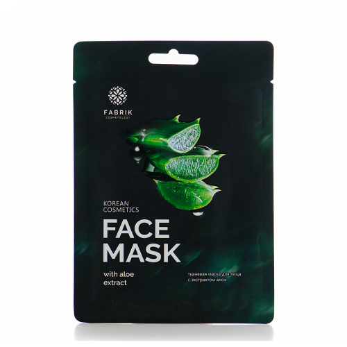 Маска тканевая с экстрактом алоэ вера / FACE MASK 30 гр