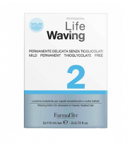 Завивка химическая для поврежденных волос, в наборе 2 / LIFE WAVING 110 мл