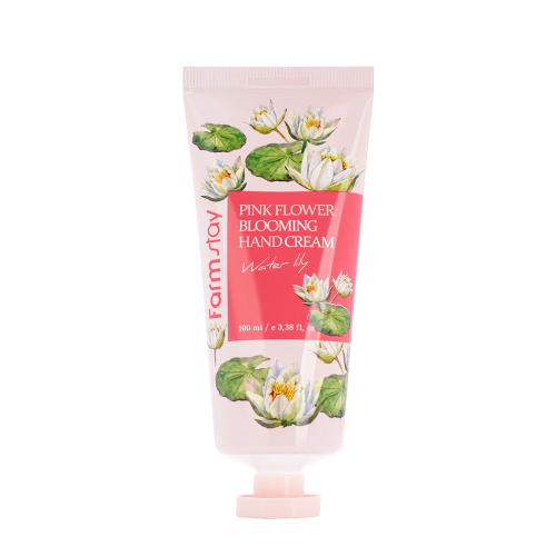 Крем для рук с экстрактом водяной лилии / PINK FLOWER BLOOMING HAND CREAM WATER LILY 100 мл