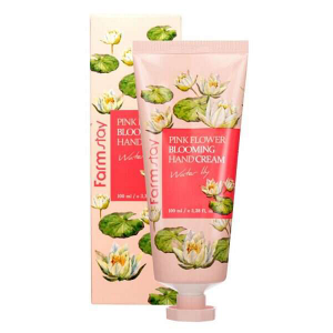 Крем для рук с экстрактом водяной лилии / PINK FLOWER BLOOMING HAND CREAM WATER LILY 100 мл