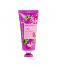 Крем для рук с экстрактом розового лотуса / PINK FLOWER BLOOMING HAND CREAM PINK LOTUS 100 мл