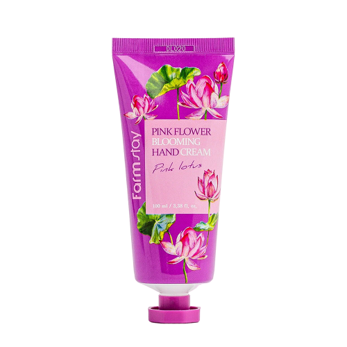 Крем для рук с экстрактом розового лотуса / PINK FLOWER BLOOMING HAND CREAM PINK LOTUS 100 мл