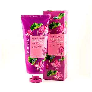 Крем для рук с экстрактом розового лотуса / PINK FLOWER BLOOMING HAND CREAM PINK LOTUS 100 мл