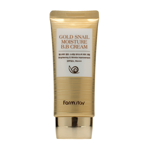 ББ крем для лица SPF50, PA+++ 50G / GOLD SNAIL MOISTURE BB CREAM 50 гр