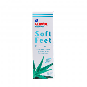 Пенка с гиалуроновой кислотой Алоэ вера и масло оливы / Fusskraft Soft Feet 125 мл