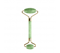 Массажер роликовый двусторонний для лица из натурального нефрита AMG330