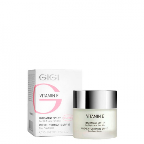 Крем увлажняющий для жирной кожи SPF 17 / Hydratant for oily skin VITAMIN E 50 мл