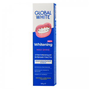 Паста зубная отбеливающая / Whitening max shine 100 г