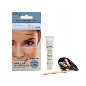 Краска-хна в капсулах для бровей с эффектом татуажа, коричневый / Eyebrow Tint Medium Brown 4 шт