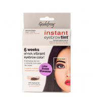 Краска-тинт профессиональная в капсулах для бровей, черный / Eyebrow Tint Natural Black 10 капсул