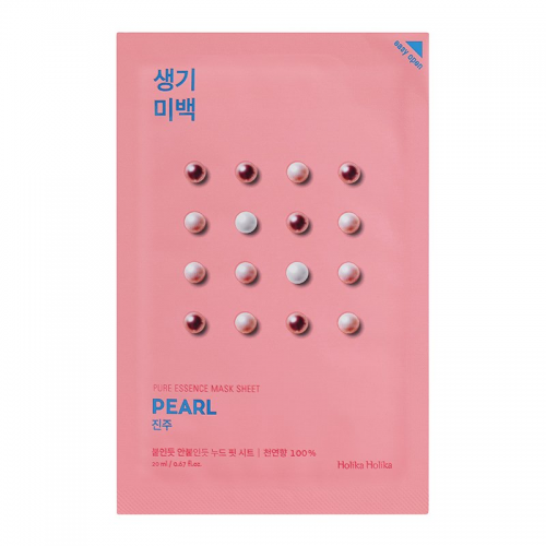 Маска тканевая осветляющая Пьюр Эссенс, жемчуг / Pure Essence Mask Sheet Pearl 20 мл