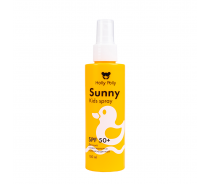 Спрей-молочко солнцезащитный детский 3+, водостойкий SPF 50+ / Holly Polly Sunny..