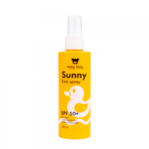 Спрей-молочко солнцезащитный детский 3+, водостойкий SPF 50+ / Holly Polly Sunny 150 мл