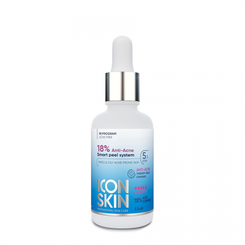 Пилинг-система Смарт 18% для проблемной кожи / Re: Program 18% Anti-acne Smart Peel System 30 мл