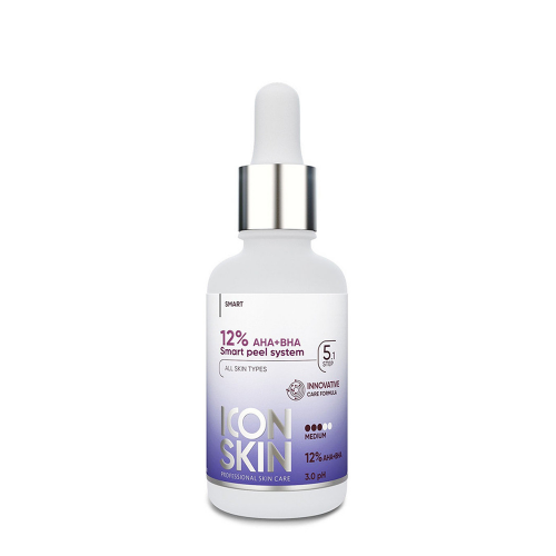 Пилинг-система Смарт 12% AHA+BHA / Smart 12% AHA+BHA Smart Peel System 30 мл