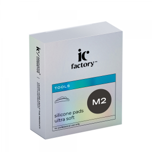 Валики силиконовые, размер M2 / Ultra Soft IC FACTORY 1 пара