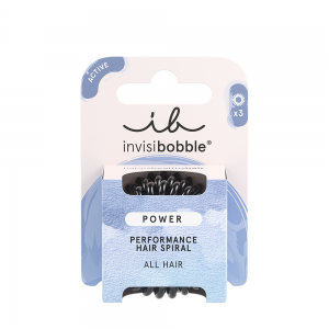 Резинка-браслет для волос / invisibobble POWER True Black (в картоне)