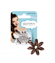 Резинка для волос / invisibobble NANO Pretzel Brown (с подвесом)