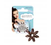 Резинка для волос / invisibobble NANO Pretzel Brown (с подвесом)