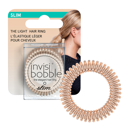 Резинка-браслет для волос с подвесом / invisibobble SLIM Bronze Me Pretty