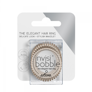 Резинка-браслет для волос с подвесом / invisibobble SLIM Bronze Me Pretty